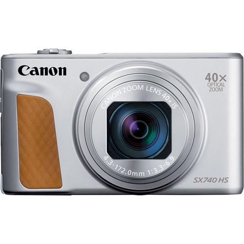 Canon PowerShot SX740 21MP 4K Camera Silver - Theodist