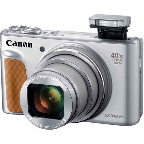 Canon PowerShot SX740 21MP 4K Camera Silver_5 - Theodist