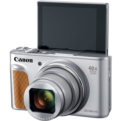 Canon PowerShot SX740 21MP 4K Camera Silver_6 - Theodist
