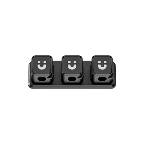 Unitek T1117ABK01 SnapHold Magnetic Cable Clips with Base 3 Clip Holders - Theodist