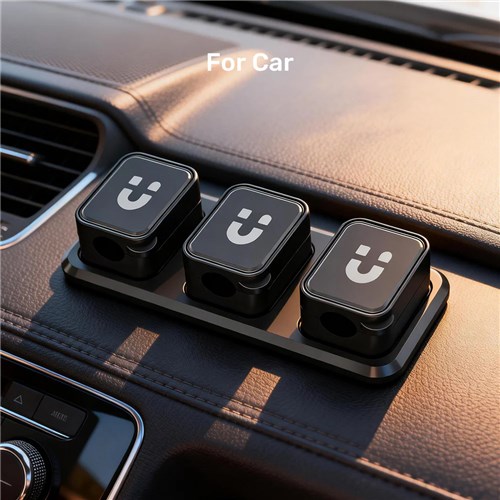 Unitek T1117ABK01 SnapHold Magnetic Cable Clips with Base 3 Clip Holders_8 - Theodist