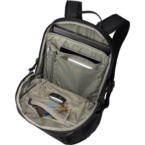 Thule 3204838 EnRoute Laptop Backpack, Black, 21L_4 - Theodist