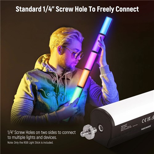 Neewer TL96RGB Handheld RGB LED Video Light Wand_4 - Theodist