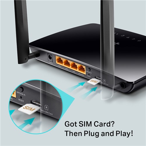 TP-Link Archer MR402 AC1200 Wireless Dual-Band 4G LTE Router 10/100 LAN(4), ARCHER-MR402_3 - Theodist