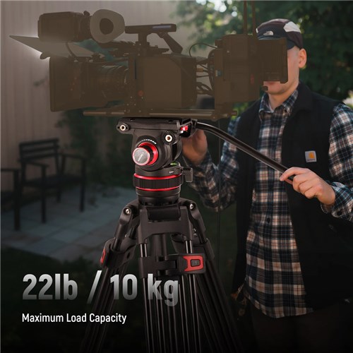 Neewer TP75 Upgraded Professional Video Tripod with Adjust Fluid Head_6 - Theodist