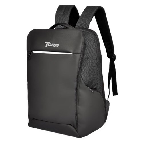 Torq TQ2615 Waterproof Backpack with Reflective Strip Suits 15.6" Laptop Black - Theodist