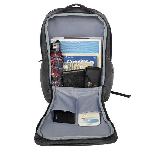Torq TQ2615 Waterproof Backpack with Reflective Strip Suits 15.6" Laptop Black/Grey_5 - Theodist