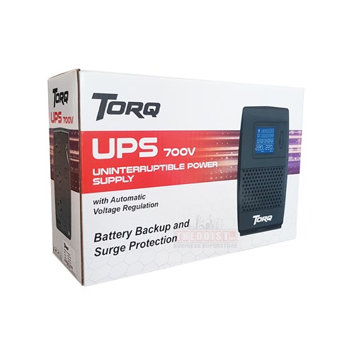 Torq TQUPS700 Line Interactive UPS 700VA/420W with LCD_4 - Theodist