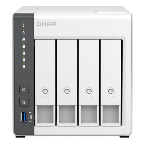 QNAP TS-433-4G 4-Bay Diskless NAS, Quad-Core 2.0GHz, 4GB RAM, 2.5GbE - Theodist