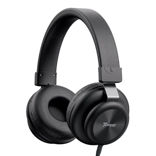 Torq Tunes TT2263 Wired Headphones, Black - Theodist