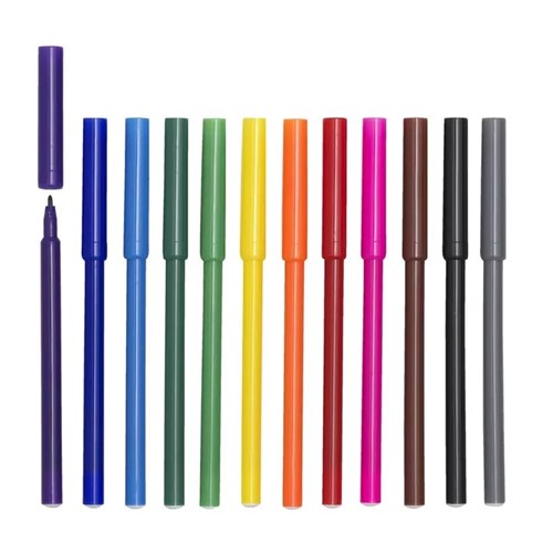 Texta TX200/12 Nylorite Coloured Markers Assorted 12 Pack_2 - Theodist
