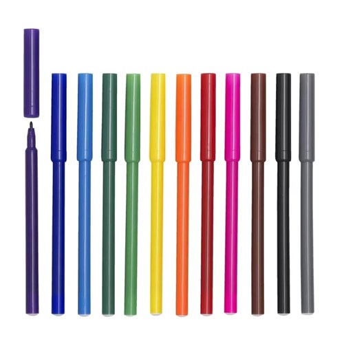 Texta TX200 Nylorite Coloured Markers Assorted 12 Pack - Theodist