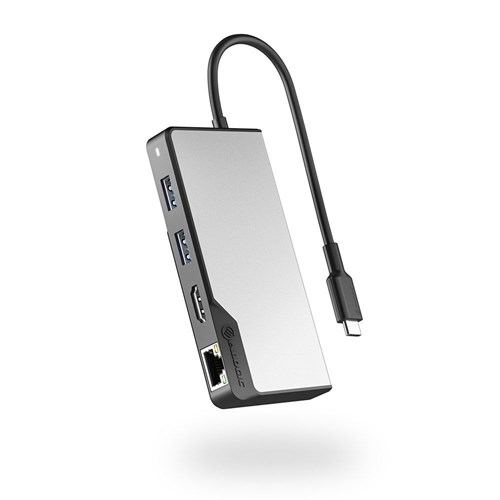 Alogic Fusion USB-C Alpha 5-in-1 Hub HDMI/USB-A/GE/USB-C UCFUPRGEV2-SGR - Theodist