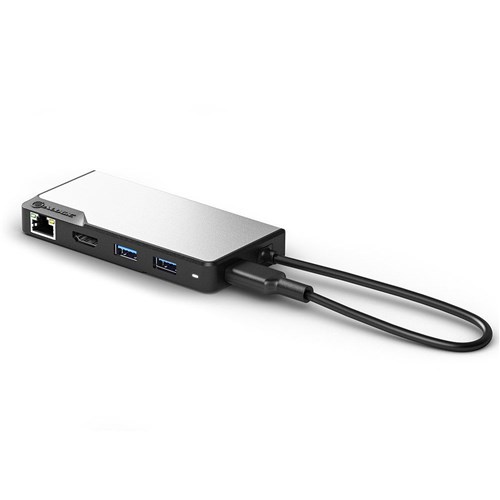 Alogic Fusion USB-C Alpha 5-in-1 Hub HDMI/USB-A/GE/USB-C UCFUPRGEV2-SGR_1 - Theodist