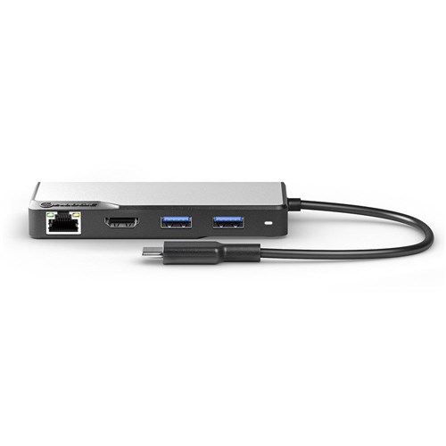 Alogic Fusion USB-C Alpha 5-in-1 Hub HDMI/USB-A/GE/USB-C UCFUPRGEV2-SGR - Theodist