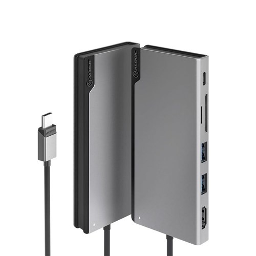 Alogic Ultra-C UNI G2 with HDMI 2XUSBA, SD/MSD Dock Reader ULDUNIV2-SGR_1 - Theodist