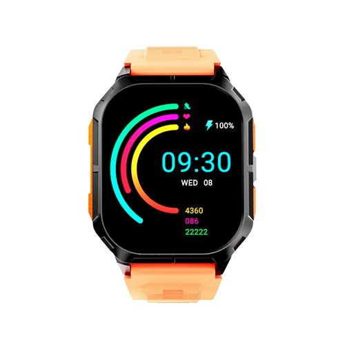HiFuture Ultra 3 Sport Smartwatch with 2.0" IPS Display – Orange - Theodist