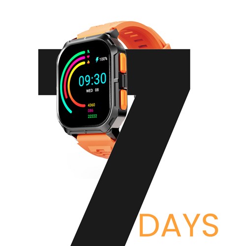 HiFuture Ultra 3 Sport Smartwatch with 2.0" IPS Display – Orange_2 - Theodist