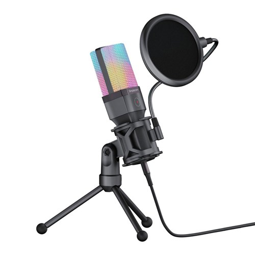 Simplecom UM650 Microphone USB Condenser Gaming RGB Lights with Tripod_1 - Theodist