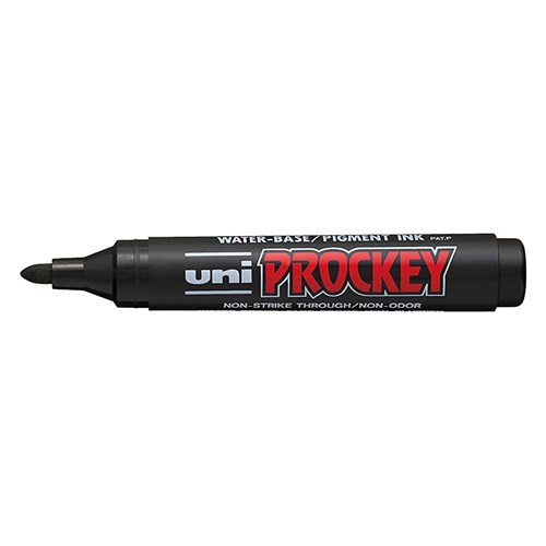 Uni-Ball PM-122 Prockey Permanent Marker Bullet_BLK - Theodist