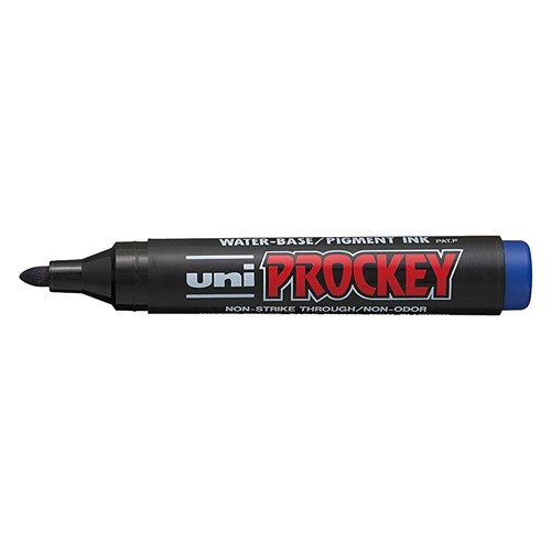 Uni-Ball PM-122 Prockey Permanent Marker Bullet_BLU - Theodist