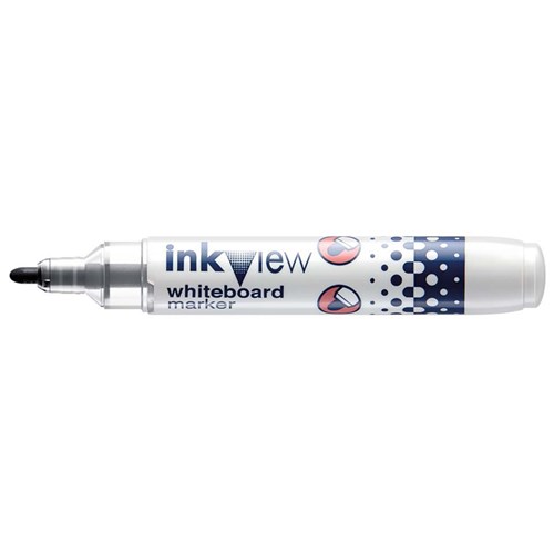 Uni Inkview PWB-202 Whiteboard Marker Bullet Tip 1.8mm_Black - Theodist
