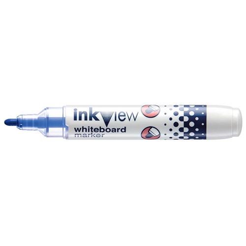 Uni Inkview PWB-202 Whiteboard Marker Bullet Tip 1.8mm_Blue - Theodist