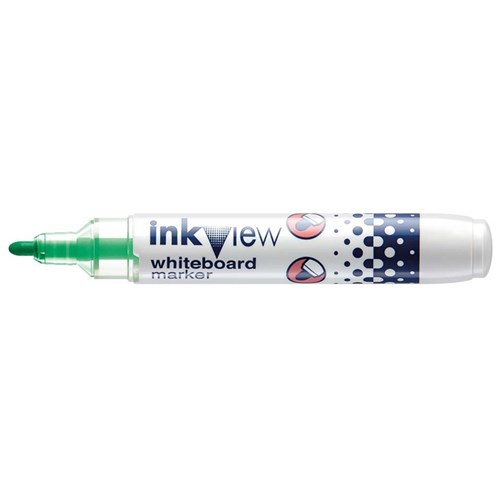 Uni Inkview PWB-202 Whiteboard Marker Bullet Tip 1.8mm_Green - Theodist