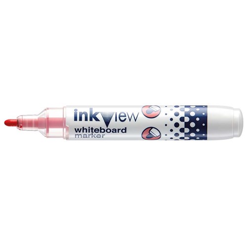 Uni Inkview PWB-202 Whiteboard Marker Bullet Tip 1.8mm_Red - Theodist