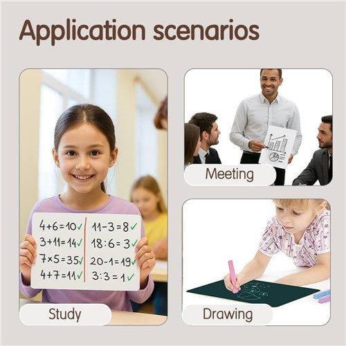 iSelect UZ800 Small Double-Sided Whiteboard & Chalkboard A4 210x297mm_6 - Theodist