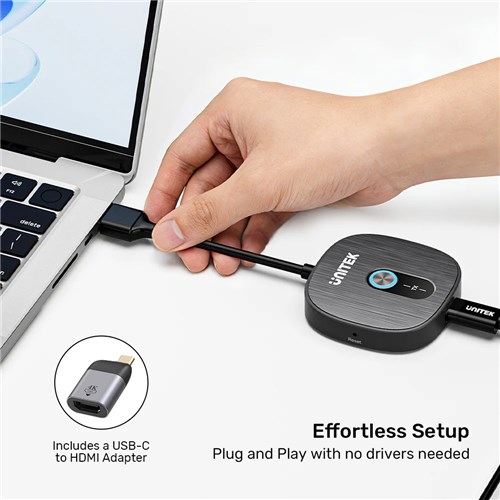 Unitek V1711ABK01 Wireless HDMI Transmitter/Receiver Adapter (1TX-2RX) 1080p_1 - Theodist
