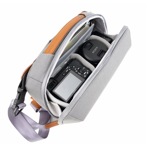 Vanguard Veo City CB29, 6L Capacity, Cross Body Camera Bag, Grey_5 - Theodist