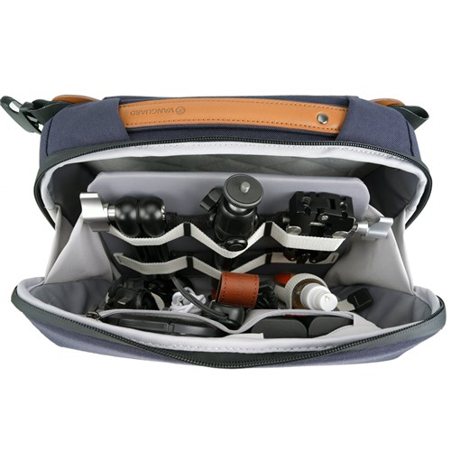 Vanguard Veo City CB29, 6L Capacity, Cross Body Camera Bag, Navy_6 - Theodist