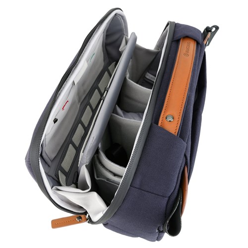 Vanguard Veo City CB29, 6L Capacity, Cross Body Camera Bag, Navy_7 - Theodist