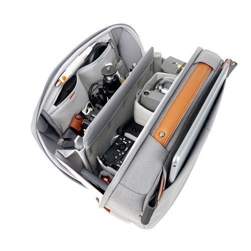 Vanguard Veo City CB34, 8L Capacity, Cross Body Camera Bag, Grey_8 - Theodist