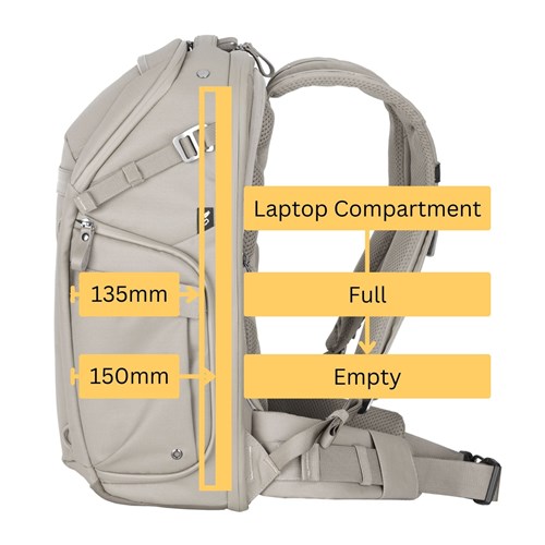 Vanguard Veo Metro B25L Camera Backpack Cream V254562_11 - Theodist