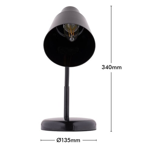 Verve Design Brylee ATL153BK Task Lamp Desktop, Black_1 - Theodist