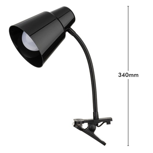 Verve Design Brylee ATL154BK Task Lamp Clamp, Black_1 - Theodist