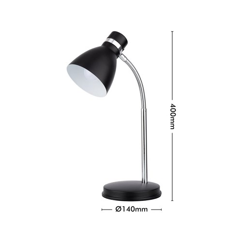 Verve Design Dane ATL349BK Task Lamp Desktop, Black_1 - Theodist