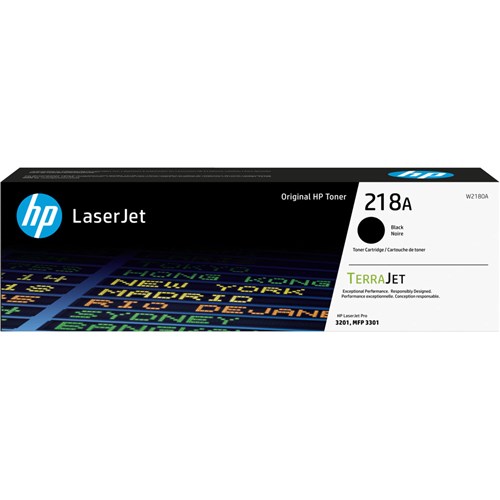 Hp 218A Toner Standard Cartridge Black W2180A - Theodist