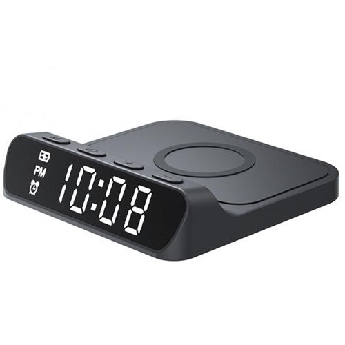 Havit W3031 Charger Wireless Clock Black - Theodist