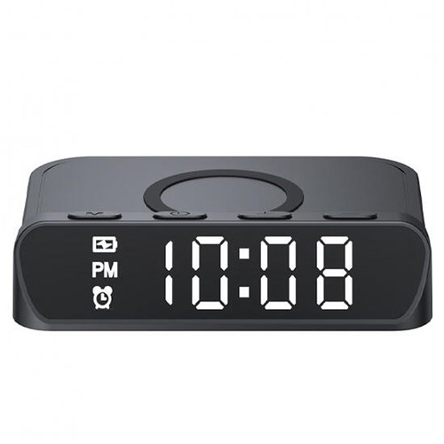 Havit W3031 Charger Wireless Clock Black_2 - Theodist