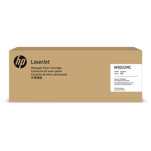 HP W9022MC Yellow Toner Cartridge High Yield Managed - Theodist