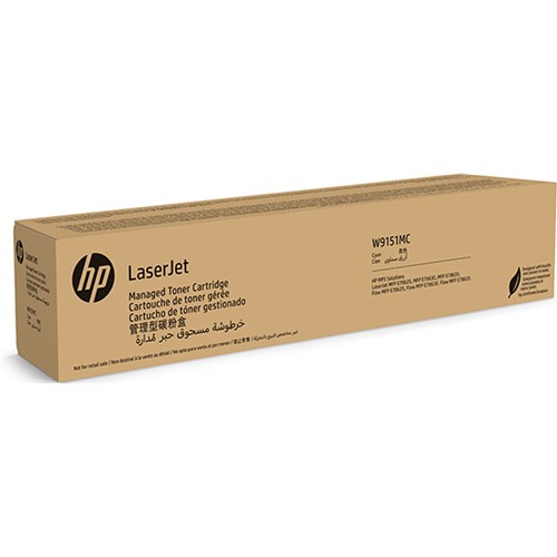 Hp Toner Cartridge Managed High Yield Cyan W9151MC - Theodist