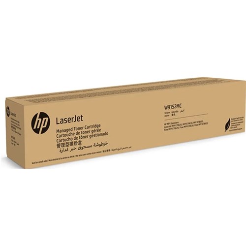 Hp Toner Cartridge Managed High Yield Yellow W9152MC - Theodist
