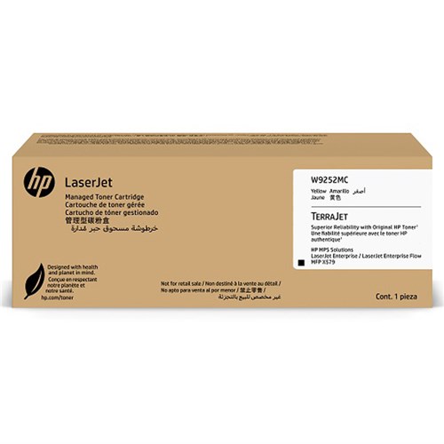 HP W9252MC Yellow, Managed LaserJet Toner Cartridge - Theodist