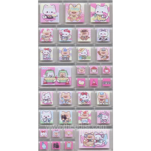 Inamazy Deco Kitten 2D Stickers - Theodist