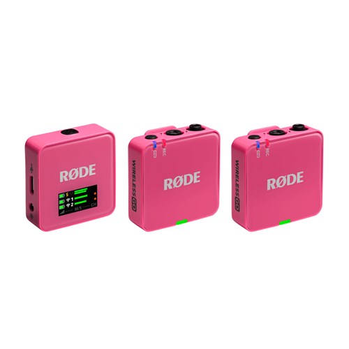Rode Wireless GO (Gen 3) Microphone System, Pink - Theodist