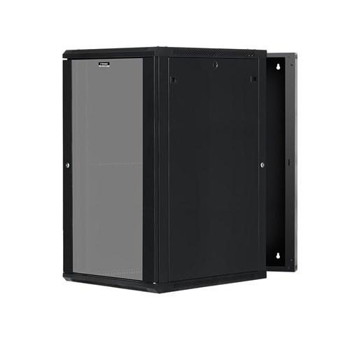 Sharkrack 18U Server Cabinet Wall Mount 600W x 700D with STD. ACC. - Theodist