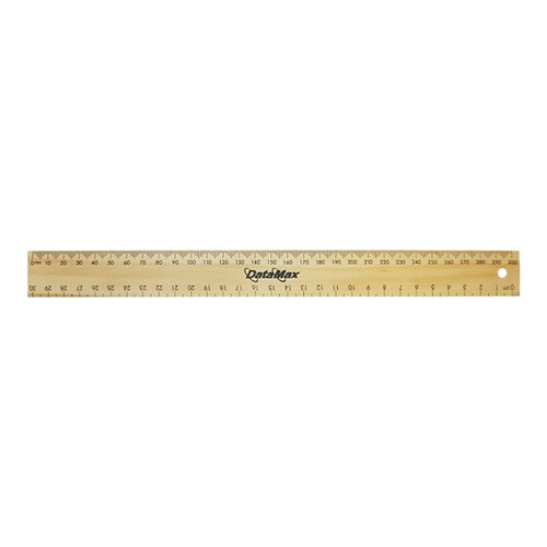 DataMax WR300 Wooden Ruler 30cm Metric - Theodist